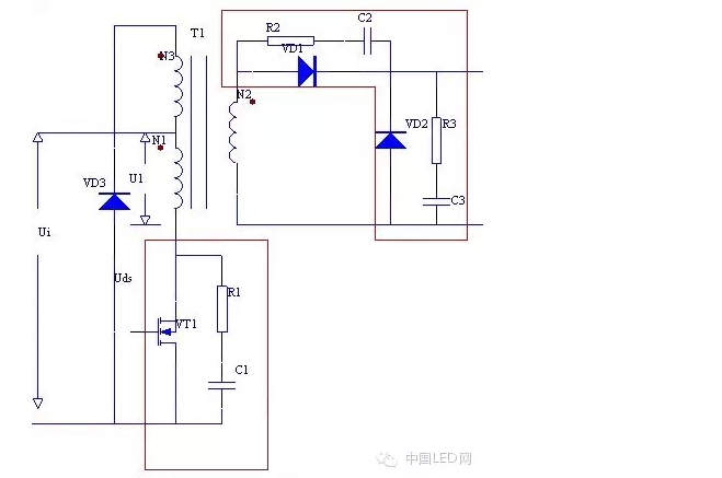 整流快恢復(fù)二極管沖吸收電路圖