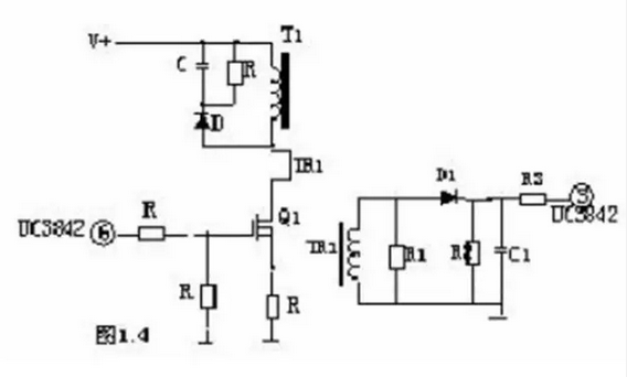 用電流互感器取樣電流的保護(hù)電路