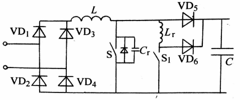 圖9  ZVT PWM軟開關單相PFC電路