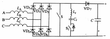 圖10 三相單開關ZCT PWM軟開關PFC電路