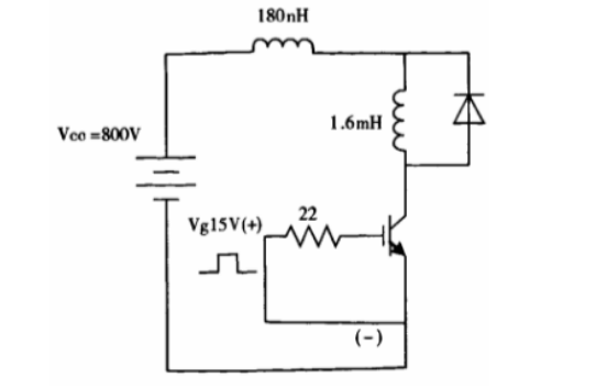 圖1 IGBT與快恢復二極管的仿真電路圖