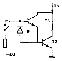 圖2達林頓組合電路中的加速二極管