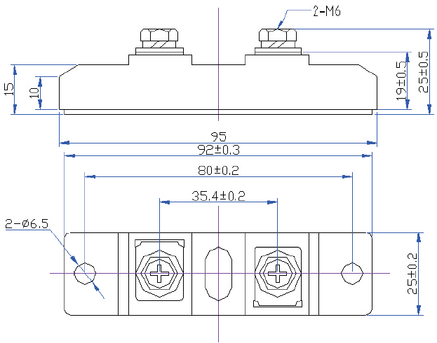 HFM240NB4MD封裝結(jié)構(gòu)與尺寸圖