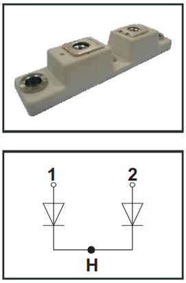 600A/100V肖特基二極管電路圖