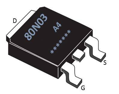 N溝道增強型80A/30V MOSFET