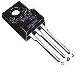 N溝道5A/1200V增強(qiáng)型MOSFET