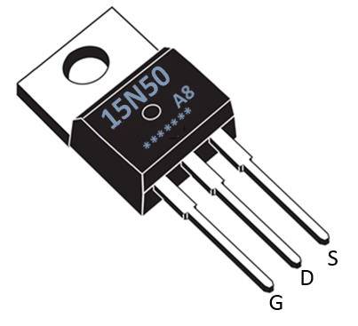 N溝道增強型15A/500V MOSFET