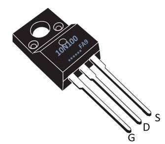 N溝道增強(qiáng)型10A/1000V MOSFET