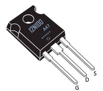 N溝道增強(qiáng)型12A/1000V MOSFET