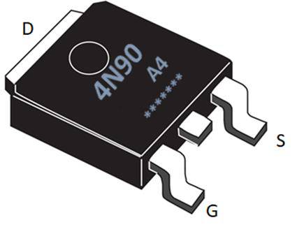 N溝道增強型4A/900V MOSFET