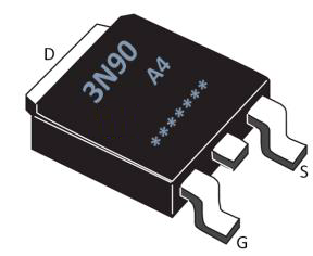 N溝道增強型高壓900V3A MOSFET